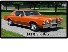 1972 Pontiac Grand Prix Orange Refrigerator / Tool Box  Magnet picture