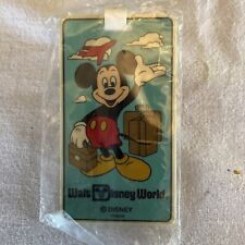 Vintage WALT DISNEY WORLD Mickey Mouse Luggage Tags NEW sun Package picture