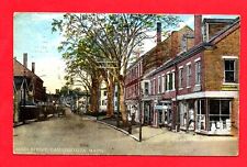 Main Street Damariscotta Maine 1914 Postcard picture