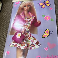 Vintage Golden Books 1995 Barbie Poster picture