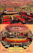 Linen Postcard Plantation Room, Circle Bar and Terrace Hotel Dixie New York City picture