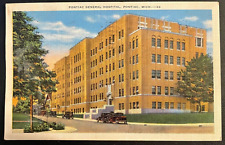 Vintage Postcard 1936 Pontiac General Hospital Pontiac, Michigan (MI) picture