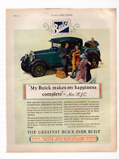 Vintage Print Ad 1927 Buick General Motors picture