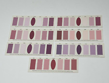 1965 Simpsons Sears Paint Chip Color Sample Cards Guide Lot Of 7 picture
