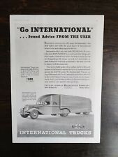 Vintage 1935 International Harvester Trucks Full Page Original Ad  picture