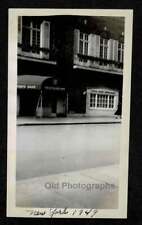 NEW YORK 1949 TOOTS SHOR RESTAURANT AWNING OLD/VINTAGE PHOTO SNAPSHOT- J981 picture