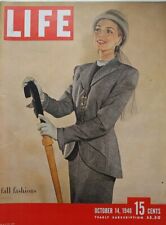 Life magazine October 14, 1946 Fall Fashions, *COVER SHEET ONLY* picture