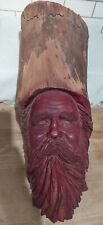 Rare Signed Stephen Herrero Wood Carving Folk Art Sculpture 1980s Mill Creek picture