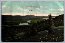 Greenwood Lake New Jersey Vintage German Postcard c. 1914 (From Artino Series) picture