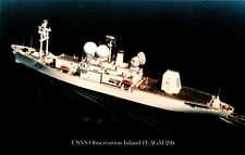 Postcard USNS Observation Island T-AGM-23 picture