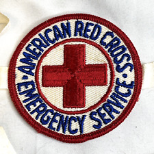 American Red Cross Patch Armband Emergency Services Vintage picture
