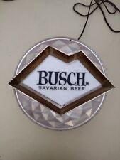 Vintage Busch Bavarian Beer Lighted Motion Sign - Kaleidoscope Rainbow BarBack picture