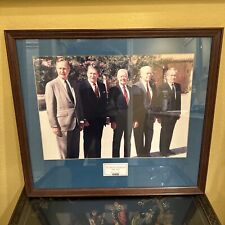 5 Presidents  Framed Matted Photo Nixon, Bush, Reagan, Ford, Carter Daily News picture