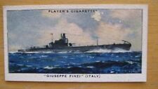 GIUSEPPE FINZI (Navy) Italian Submarine SCARCE 1939 Cigarette Card picture
