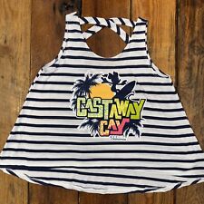 Ladies LG Disney CASTAWAY CAY Bahamas Disney Cruise Line TANK Top MINNIE MOUSE picture