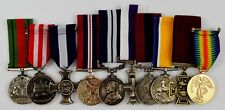 Superb Set of 10 Full Size Replica WW1 WW2 War Medals British/Imperial/Campaign picture