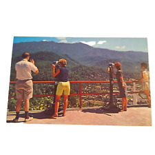Postcard View From Upper Terminal Skylift Gatlinburg Tennessee Chrome Unposted picture