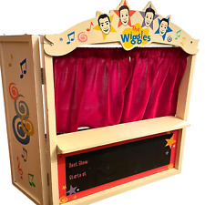 The Wiggles Puppet Theatre Wooden Original Cast Members Children's Toy 2008 Rare picture