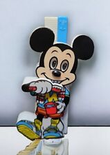 Vintage 1984 Disney Mickey Mouse Push Down Tooth Brushing Timer Toy Works Great picture