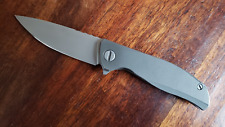 Green Thorn F95 Titanium Flipper Folding Knife VG10 picture