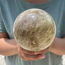 4.74LB Natural Smoky Citrine Quartz Sphere Crystal Magic Ball Healing G4061 picture