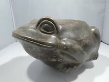 AUTHENTIC  PRE COLUMBIAN BLACKWARE MOCHE FROG VESSEL FROM MAJOR AUCTION HOUSE picture