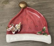 Omnibus Fitz & Floyd Christmas Mice Canape, Serving Plate Christmas Mouse picture