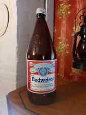 1970s Budweiser One Quart Beer Bottle with Label. Empty picture