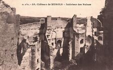 Vintage Postcard Chateau De Murols Interieus Des Ruines Castle Murol France picture