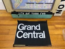 NY NYC SUBWAY ROLL SIGN GRAND CENTRAL TERMINAL PARK AVENUE HARLEM HUDSON MIDTOWN picture
