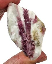 Pink Tourmaline Crystal in Quartz Natural Brazil 96.3 grams picture