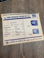 Sams Photofact Folder Set #999 Realtone Trutone Television(Service Manuals)1968 picture