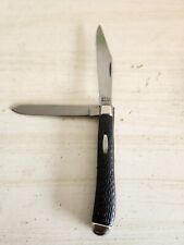 VINTAGE BARLOW STAG  2-BLADE POCKET KNIFE MADE IN IRELAND picture