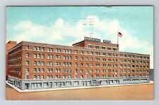 Midland TX-Texas, Scharbauer Hotel, Antique Vintage c1954 Souvenir Postcard picture