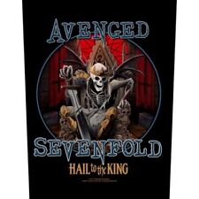AVENGED SEVENFOLD hail king 2015 - GIANT BACK PATCH 36 x 29 cms OFFICIAL A7X picture
