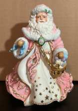 DANBURY MINT The Victorian Christmas Musical Figurine SANTA CLAUS Music Box picture