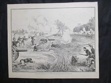 1898 Spanish American War Print - Spanish Assault On The Astor Battery, Cavite picture