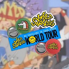 Bill And Ted Wyld Stallyns Badge & Sticker Merch Pack picture