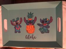 New Disney Stitch Aloha Melamine Serving Tray 19.25 X 14.25 picture