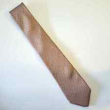 Vintage Bert Pulitzer Neck Tie Mens Beige Tiny Polka Dots Silk picture