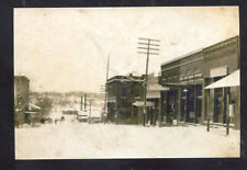 REAL PHOTO DONIPHAN MISSOURI DOWNTOWN STREET SCENE SNOW POSTCARD COPY picture