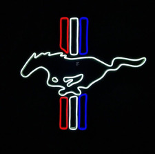 Mustang Neon Sign, Horse Neon Light, Garage Lighted Wall Decor, Handmade Neon Si picture