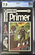 Primer #2 - Comico 1982 CGC 7.0 1st appearance of Grendel + Argent. picture
