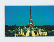 Postcard The Eiffel Tower from the Trocadero, Paris, France picture
