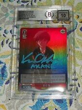 Kate Oxley Akane Psycho-Pass Weiss Schwarz Foil Card 10 Auto Grade BAS SE14-04 picture