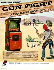 Gunfight Video Arcade Game Flyer 1975 Original Retro Art 8.5