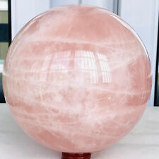 6260g Natural Pink Rose Quartz Sphere Crystal Ball Reiki Healing picture