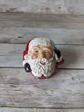 2001 Kevin Francis Face Pot Santa Have You Been Naughty Or Nice Trinket Box  picture