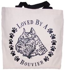 Loved By A Bouvier Tote Bag New  MADE IN USA picture