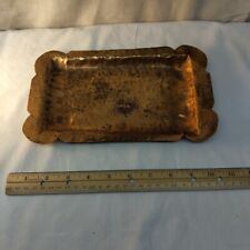 Vintage Copper Hammered Tray picture